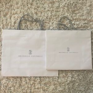 Brunello Cucinelli shopping bags